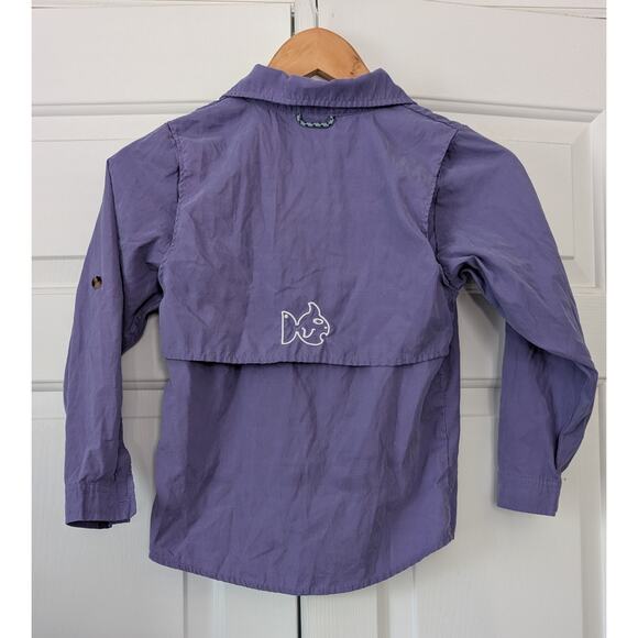Prodoh Youth Purple Long Sleeve Vented Fishing Shirt - Picture 6 of 8